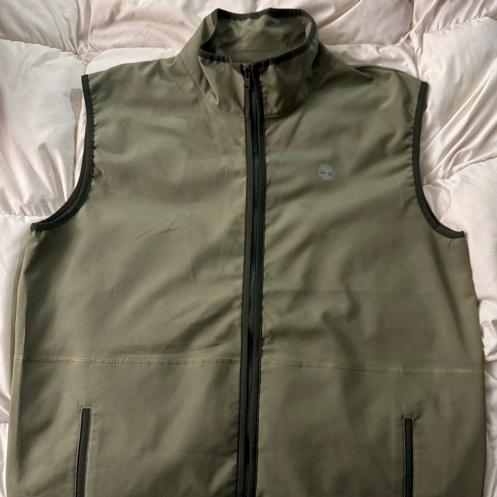 Timberland Men's Green Soft-shell Vest